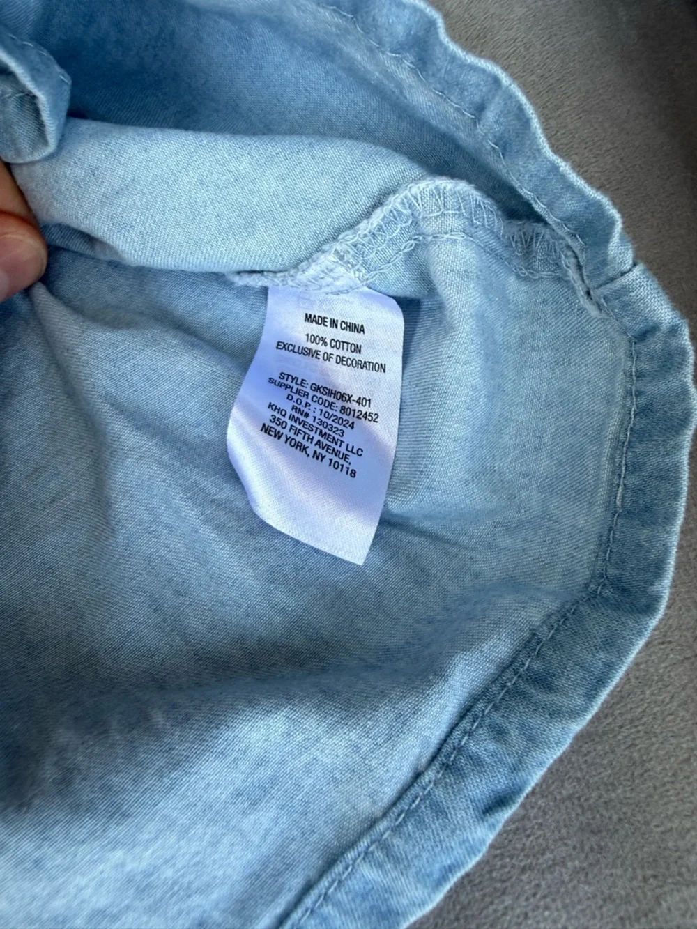 Gap Kids Girls NWT Chambray Tiered Woven Dress XS 4 5 Blue Cottagecore Easter⁠